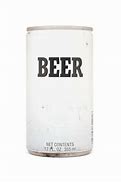 Image result for Generic Plain White Beer Can Logo