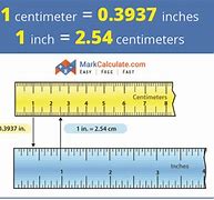 Image result for 9 4 Inches to Cm