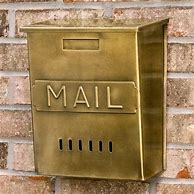 Image result for Old School Mailbox On Wall