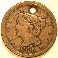 Image result for 1855 Large Cent