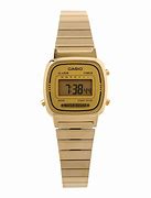 Image result for Casio Gold Watch On Wrist