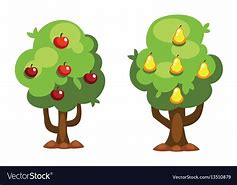 Image result for Apple and Pear Cartoon