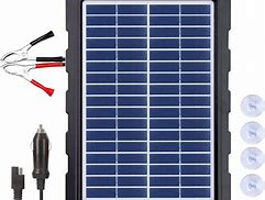 Image result for Portable Solar 12V Battery Charger