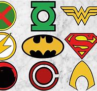 Image result for Justice League Superhero Logos