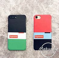 Image result for iPhone 7 Plus Cases Supreme Red and Blue