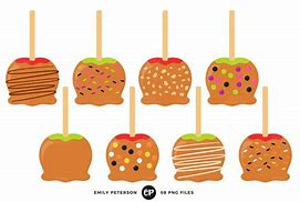 Image result for Halloween Candy Apple Clip Art