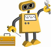 Image result for Yellow Robot Cartoon