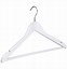 Image result for White Coat Hangers Wooden