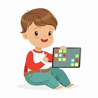 Image result for Playing On Tablet Clip Art