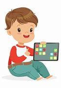 Image result for Playing iPad Clip Art