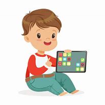 Image result for Boy with iPad ClipArt