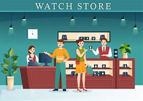 Image result for Watches Shop Cartoon