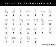 Image result for Hieroglyphics Alphabet Letters