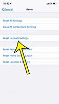 Image result for Network Reset iPhone 11