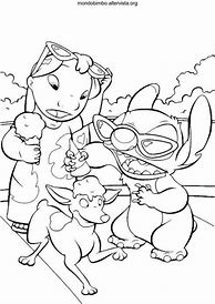 Image result for Ohana Lilo and Stitch Coloring Pages