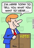 Image result for Vote for Me I Promise Cartoon