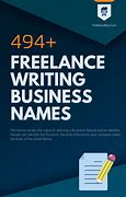 Image result for Names for Freelance Writing Business