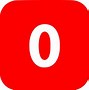 Image result for Number 0 in Red & Gray 3D