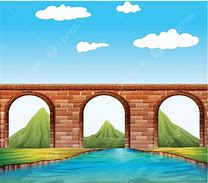 Image result for Bridge Over River Clip Art