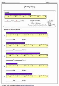 Image result for Measuring Length Worksheet Inches