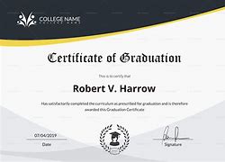Image result for University Graduation Certificate