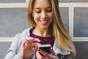 Image result for Girl Texting On Phone