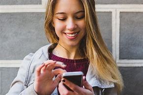 Image result for Girl Texting On Her Phone