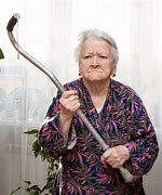 Image result for Old Lady Picture with a Cane for a Birthday