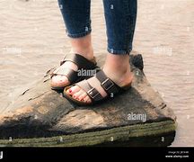 Image result for Birkenstock Sandals On Feet