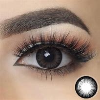 Image result for Black Eye Contact Lenses