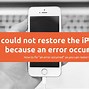 Image result for Apple Support Restore Disabled iPhone Unavailable