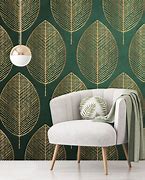 Image result for Green and Gold Leaf Wallpaper