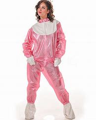 Image result for Hooded Frilly Rubber Romper Suit