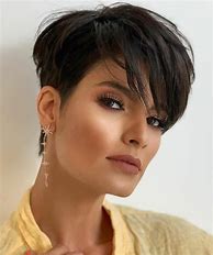 Image result for Pixie Cut Thick Hair