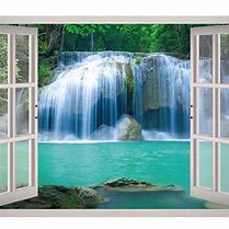 Image result for 3D Waterfall Wall Art