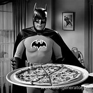 Image result for Batman Pizza