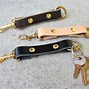 Image result for Double Sided Key Fob Leather