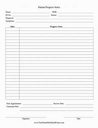 Image result for Client Progress Notes Template