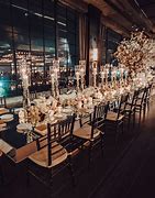 Image result for Black and Champagne Wedding Reception