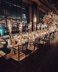 Image result for Black and Champagne Wedding Reception