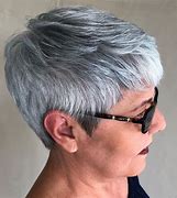 Image result for Short Hairstyles for Fine Grey Hair