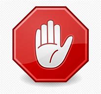 Image result for Hand Stop Sign Icon