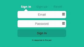 Image result for Reset Email Password Sign in Page