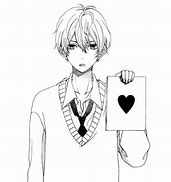Image result for Cute Anime Boy Heart