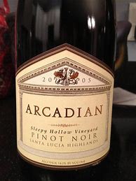Image result for Arcadian Pinot Noir Sleepy Hollow