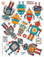 Image result for Robot Factory Stickers