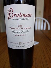 Image result for Brutocao Cabernet Sauvignon Hopland Ranches