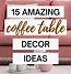 Image result for Coffee Table Tray Decor Ideas