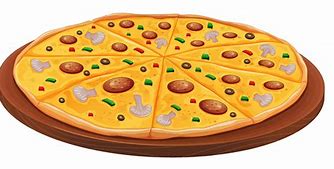 Image result for Mushroom Pizza Cartoon