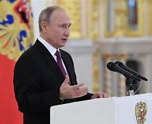 Image result for President Putin Podum